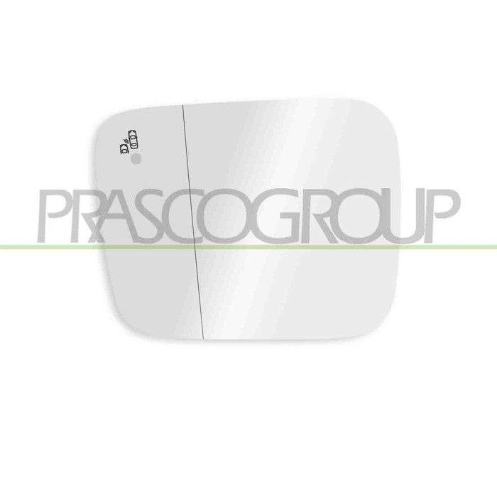 SX_SCRITTA_LOGO.jpg Piastra Specchio Sinistra Termica Con Blis Asferica Jeep Renegade Dal 2014 Al 2018 71778015