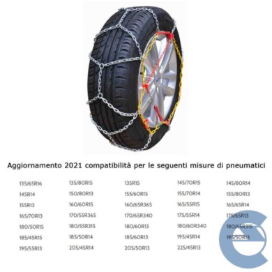 149880-large_default.jpg Mcs Melchioni Ca940 Catene Da Neve Omologate 9 Mm Cricchetto Incluso