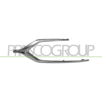 DX_SCRITTA_LOGO.jpg Modanatura Destra Griglia Paraurti Anteriore Cromata Mitsubishi Space Star Dal 2016 Al 2019 6402A392