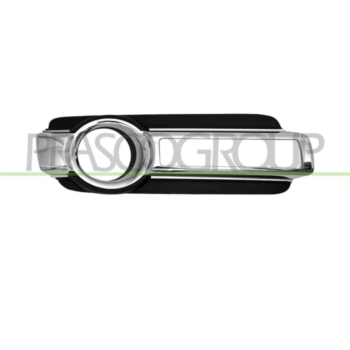 DX_SCRITTA_LOGO.jpg Griglia Destra Paraurti Anteriore Nera Sede Fendi Modanatura Cromata Sede Luce Diurna Mitsubishi Pajero 2015