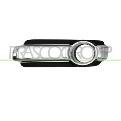 SX_SCRITTA_LOGO.jpg Griglia Sinistra Paraurti Anteriore Nera Sede Fendi Modanatura Cromata Sede Luce Diurna Mitsubishi Pajero 20