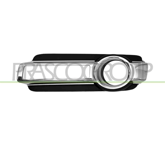SX_SCRITTA_LOGO.jpg Griglia Sinistra Paraurti Anteriore Nera Sede Fendi Modanatura Cromata Sede Luce Diurna Mitsubishi Pajero 20