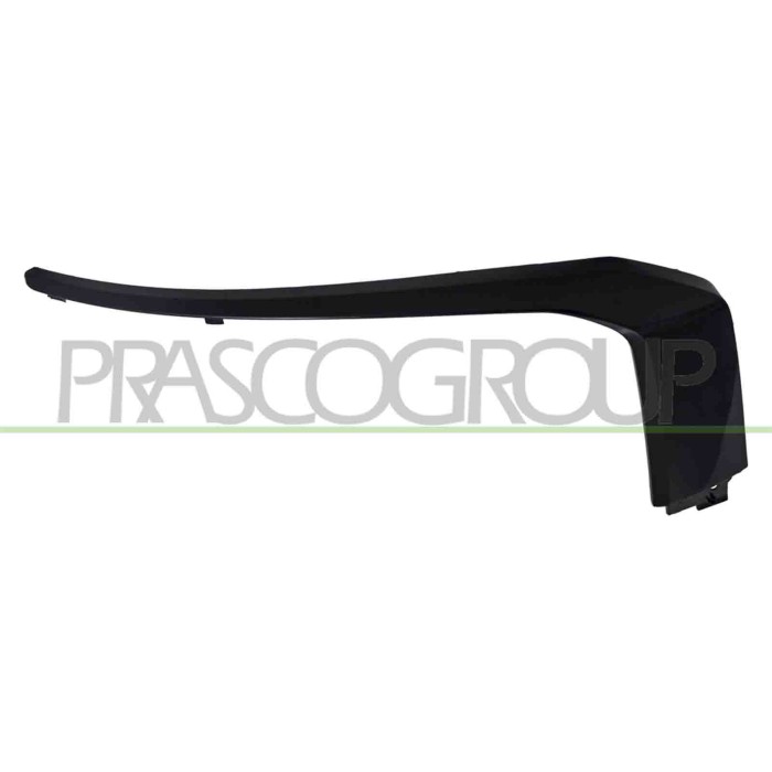 DX_SCRITTA_LOGO.jpg Modanatura Destra Paraurti Anteriore Superiore Nera Liscia Da Primerizzare Mitsubishi L200 Triton Dal 2019 A