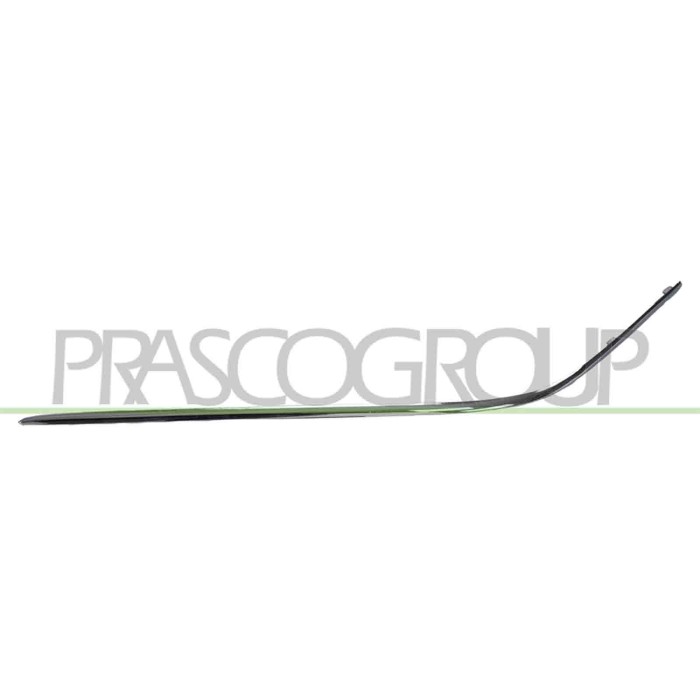 SX_SCRITTA_LOGO.jpg Profilo Sinistro Paraurti Anteriore Cromato Mercedes C Class (W203) Dal 2004 Al 2007 2038850774
