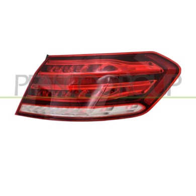 DX_SCRITTA_LOGO.jpg Fanale Posteriore Destro Esterno Con Porta Lampada Fondo Scuro Led Mercedes E Class (W212/S212) Dal 2013 Al 