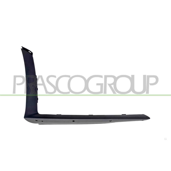 DX_SCRITTA_LOGO.jpg Modanatura Destra Paraurti Anteriore Con Primer Mercedes Cla Class (W118/C118) Amg/Amg Line Dal 2019 Al 2023