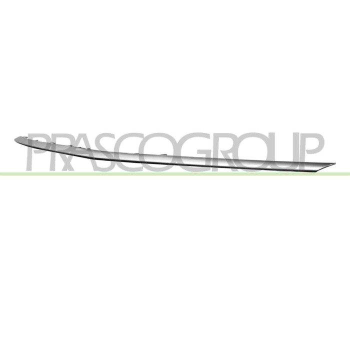 NEUTRO.jpg Modanatura Paraurti Anteriore Centrale Inferiore Argento Mercedes Cla Class (W118/C118) Amg/Amg Line 2019-2023 A17788