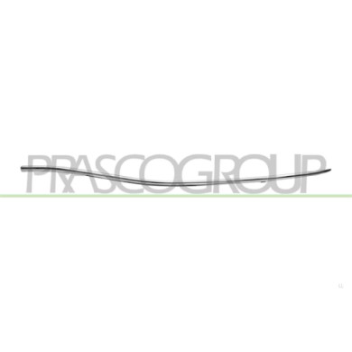 SX_SCRITTA_LOGO.jpg Modanatura Sinistra Paraurti Anteriore Inferiore Cromata Mercedes C Class Amg/Amg Line (W206/S206) Dal 2021 