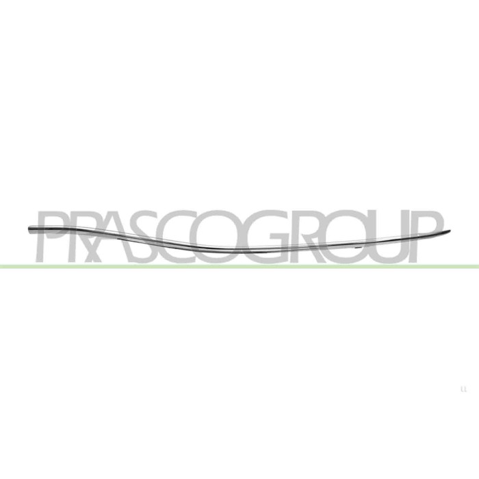 SX_SCRITTA_LOGO.jpg Modanatura Sinistra Paraurti Anteriore Inferiore Cromata Mercedes C Class Amg/Amg Line (W206/S206) Dal 2021 