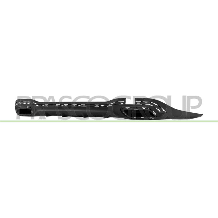 NEUTRO.jpg Spoiler Paraurti Posteriore Nero Goffrato Mercedes C Class Amg/Amg Line (W206/S206) Dal 2021 A2068854503