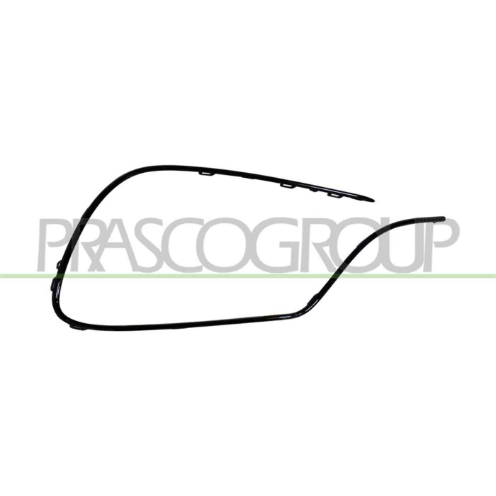 DX_SCRITTA_LOGO.jpg Modanatura Destra Griglia Radiatore Nera Lucida Mercedes S Class (W222) Dal 2017 Al 2020 A2228850801