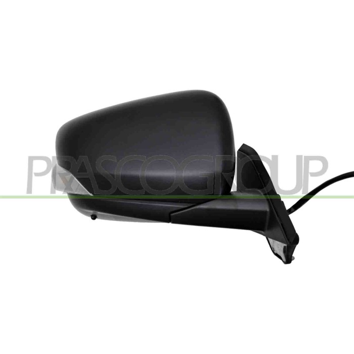 DX_SCRITTA_LOGO.jpg Retrovisore Destro Elettrico Nero Termico Con Fanale Con Sonda Asferico 9 Pins Nissan Townstar Multispace Da