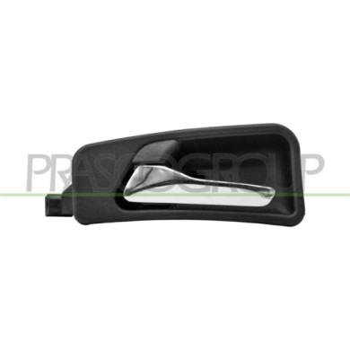 SX_SCRITTA_LOGO.jpg Maniglia Anteriore/Posteriore Sinistra Interna Con Leva Cromata Con Mostrina Nera Mercedes G Class 2001-2008