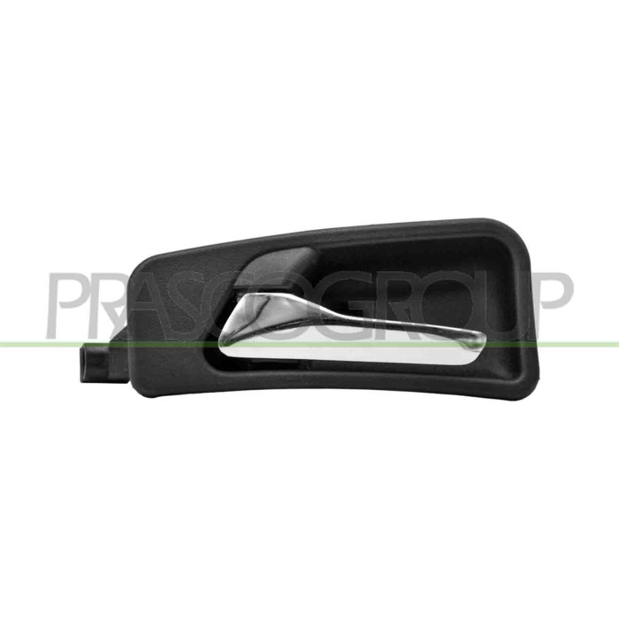 SX_SCRITTA_LOGO.jpg Maniglia Anteriore/Posteriore Sinistra Interna Con Leva Cromata Con Mostrina Nera Mercedes G Class 2001-2008