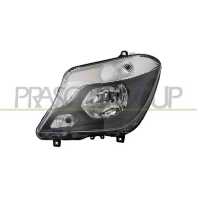 SX_SCRITTA_LOGO.jpg Proiettore Sinistro H7+H7 Elettrico Con Motore Mercedes Sprinter Dal 2013 Al 2018 A9068202361