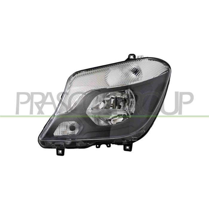 SX_SCRITTA_LOGO.jpg Proiettore Sinistro H7+H7 Elettrico Con Motore Mercedes Sprinter Dal 2013 Al 2018 A9068202361