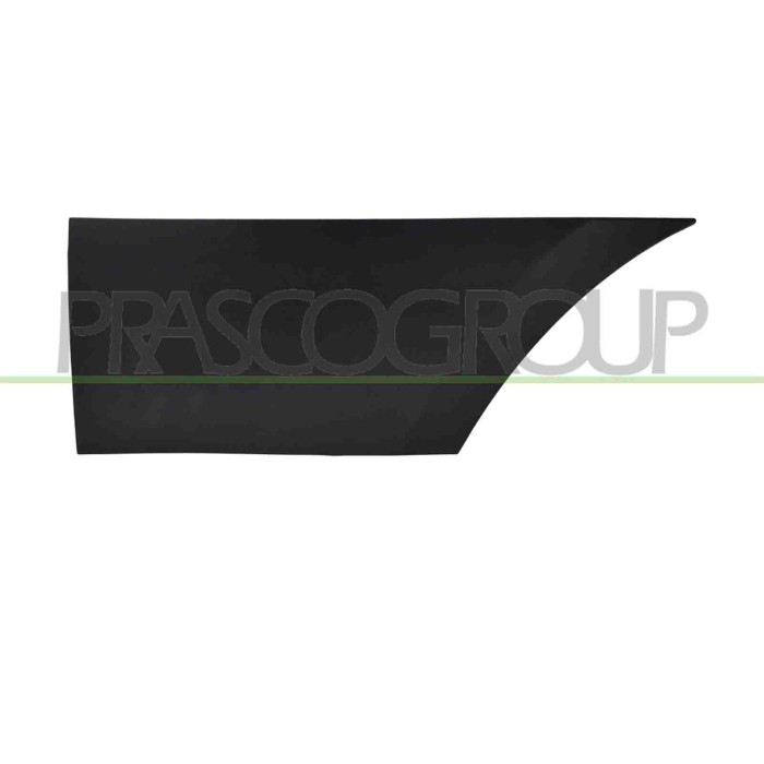 DX_SCRITTA_LOGO.jpg Modanatura Parafango Posteriore Destro Parte Posteriore Nera Goffrata Con Clips Mercedes Sprinter Dal 2018 A