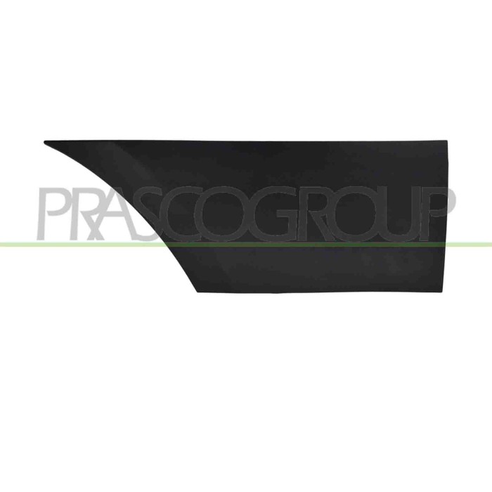 SX_SCRITTA_LOGO.jpg Modanatura Parafango Posteriore Sinistro Parte Posteriore Nera Goffrata Con Clips Mercedes Sprinter Dal 2018