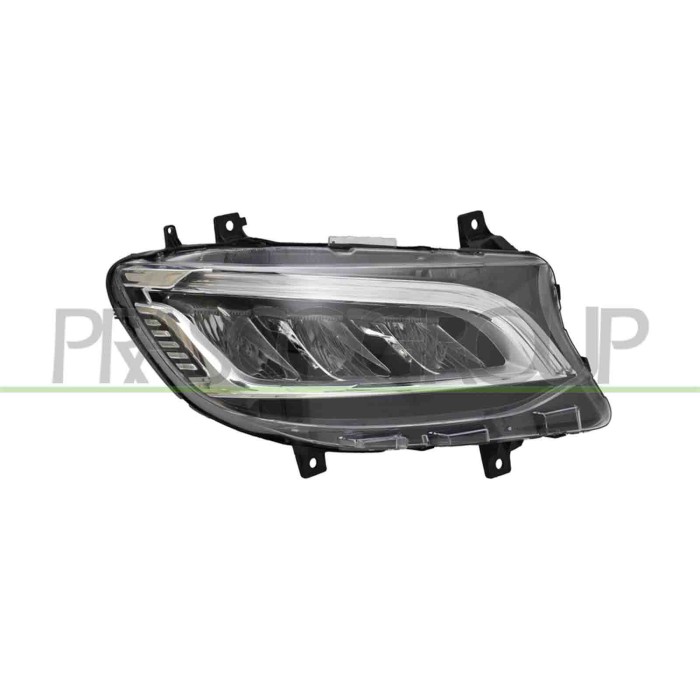 DX_SCRITTA_LOGO.jpg Proiettore Destro Elettrico Con Motore Led Versione Valeo Mercedes Sprinter Dal 2018 A9109064000