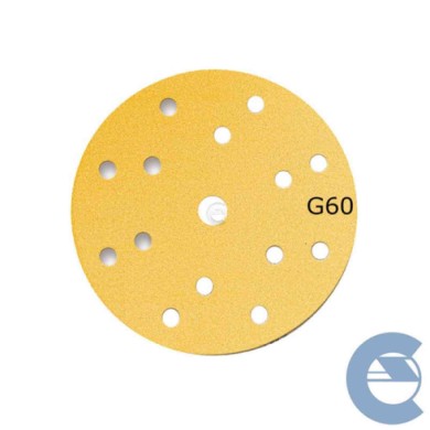 150615-large_default.jpg Mirka Gold P60 15f 150mm 2361109960 Kit 50 Pezzi X Disco Abrasivo Forato Grana Grossa