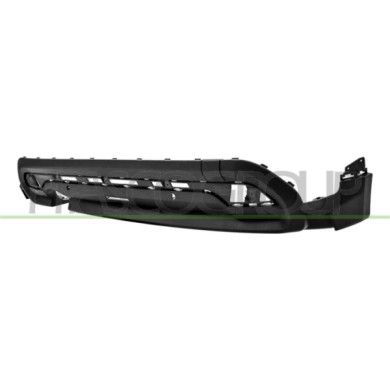 NEUTRO.jpg Spoiler Paraurti Posteriore Nero Goffrato Fori Pdc+Supporti Scarico Singolo Sinistro Mini F56/F55/F57 2021-2024 51125