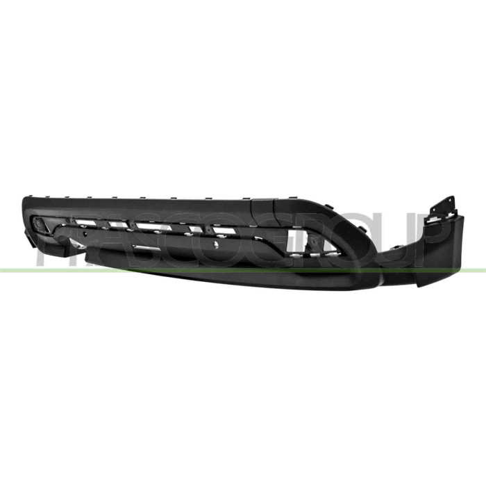 NEUTRO.jpg Spoiler Paraurti Posteriore Nero Goffrato Fori Pdc+Supporti Scarico Singolo Sinistro Mini F56/F55/F57 2021-2024 51125