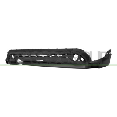 NEUTRO.jpg Spoiler Paraurti Posteriore Nero Goffrato Con Tracce Pdc Con Scarico Singolo A Sinistra Mini F56/F55/F57 2021-2024 51