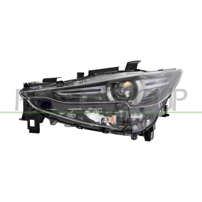 SX_SCRITTA_LOGO.jpg Proiettore Sinistro Elettrico Con Motore Con Luce Diurna Led Mazda Cx5 (Ke) Dal 2012 Al 2015 Kb8P51041F