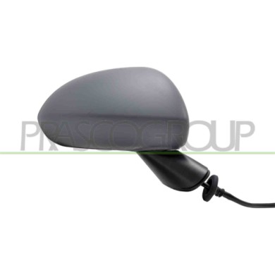 DX_SCRITTA_LOGO.jpg Retrovisore Destro Elettrico Con Primer Termico Con Braccio Nero Convesso 5 Pins Opel/Vauxhall Corsa D Dal 2