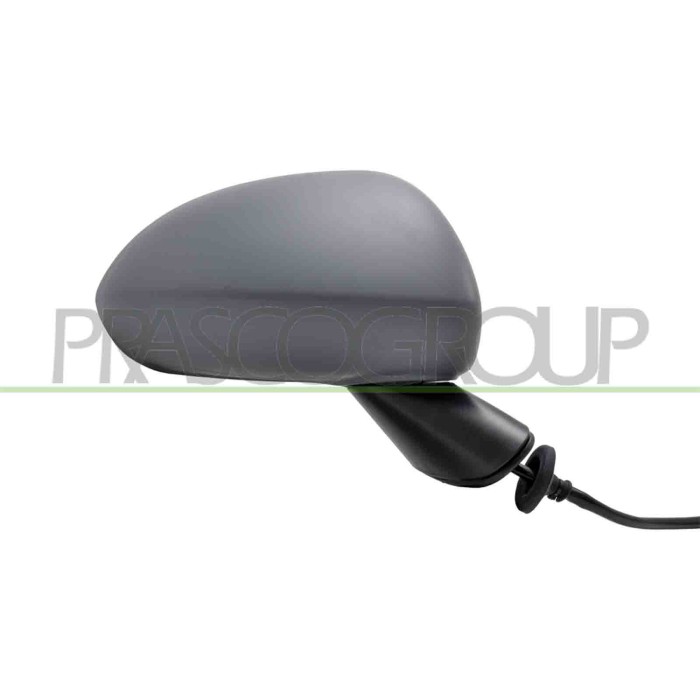 DX_SCRITTA_LOGO.jpg Retrovisore Destro Elettrico Con Primer Termico Con Braccio Nero Convesso 5 Pins Opel/Vauxhall Corsa D Dal 2