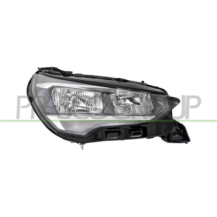 DX_SCRITTA_LOGO.jpg Proiettore Destro H7+H15 Elettrico Con Motore Opel/Vauxhall Corsa (F) Dal 2019 Al 2023 9829465380