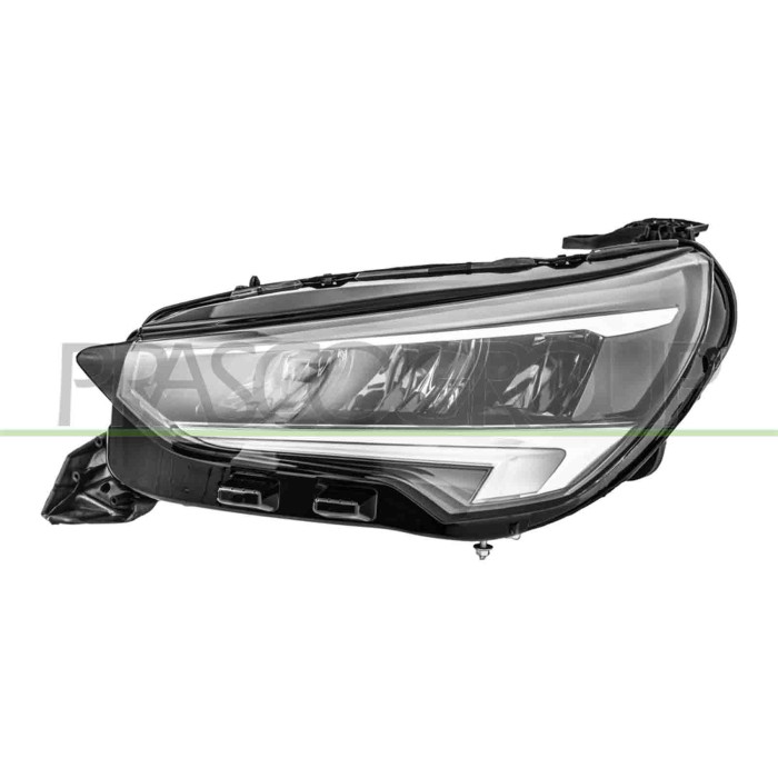 SX_SCRITTA_LOGO.jpg Proiettore Sinistro Elettrico Con Motore Led Versione Valeo Opel/Vauxhall Corsa (F) Dal 2019 Al 2023 9829522