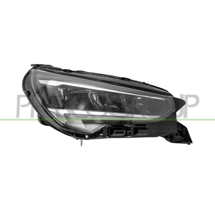 DX_SCRITTA_LOGO.jpg Proiettore Destro Elettrico Con Motore Led Versione Valeo Opel/Vauxhall Corsa (F) Dal 2019 Al 2023 982952258