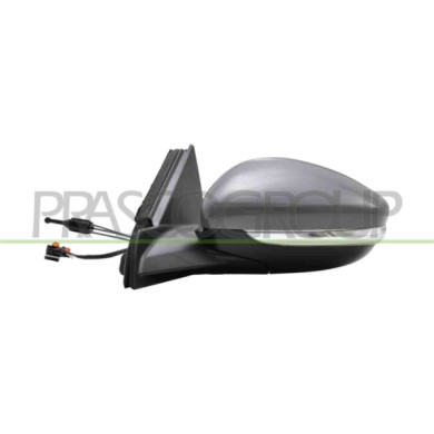 SX_SCRITTA_LOGO.jpg Retrovisore Sinistro A Cavi Con Primer Con Fanale Lampadina 5W Convesso 2 Pins Opel/Vauxhall Corsa (F) 2019-