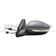SX_SCRITTA_LOGO.jpg Retrovisore Sinistro A Cavi Con Primer Con Fanale Lampadina 5W Convesso 2 Pins Opel/Vauxhall Corsa (F) 2019-