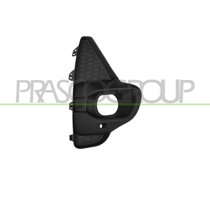 DX_SCRITTA_LOGO.jpg Griglia Destra Paraurti Anteriore Nera Con Sede Fendi Opel/Vauxhall Corsa (F) Gs Line Dal 2019 Al 2023 98302