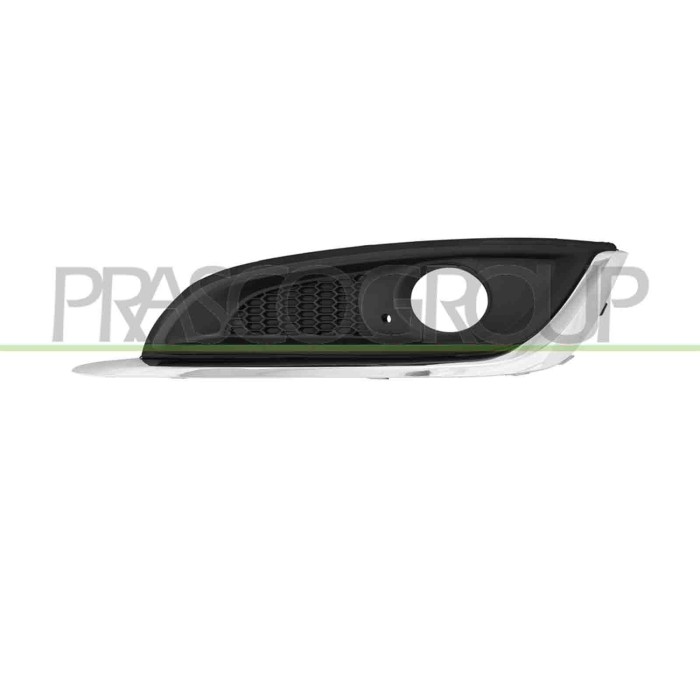 SX_SCRITTA_LOGO.jpg Griglia Sinistra Paraurti Anteriore Nera Con Sede Fendi Con Modanatura Cromata Opel/Vauxhall Insignia A 2014