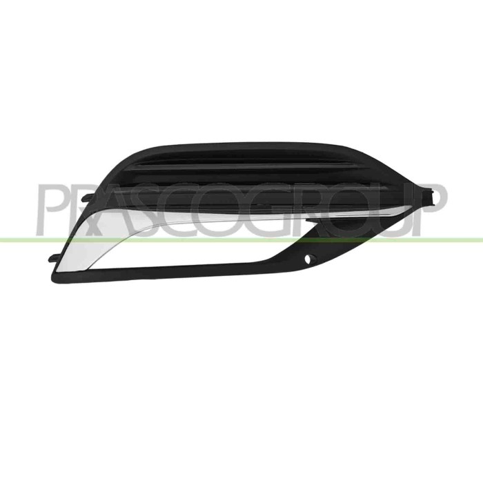 DX_SCRITTA_LOGO.jpg Griglia Destra Paraurti Anteriore Nera Lucida Con Sede Fendi Con Modanatura Cromata Opel/Vauxhall Insignia B