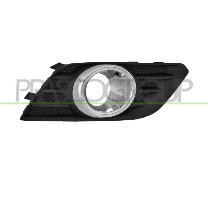 DX_SCRITTA_LOGO.jpg Griglia Destra Paraurti Anteriore Nera Con Sede Fendi Opel/Vauxhall Mokka Dal 2013 Al 2016 25980486