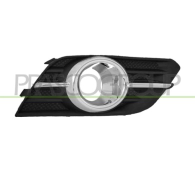 DX_SCRITTA_LOGO.jpg Griglia Destra Paraurti Anteriore Nera Con Sede Fendi Con Modanatura Cromata Opel/Vauxhall Mokka Dal 2013 Al
