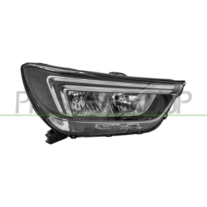 DX_SCRITTA_LOGO.jpg Proiettore Destro H7+Hb3 Elettrico Con Motore Con Luce Diurna Led Opel/Vauxhall Mokka X Dal 2016 Al 2020 426