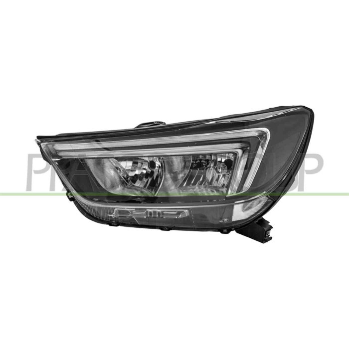 SX_SCRITTA_LOGO.jpg Proiettore Sinistro H7+Hb3 Elettrico Con Motore Con Luce Diurna Led Opel/Vauxhall Mokka X Dal 2016 Al 2020 4