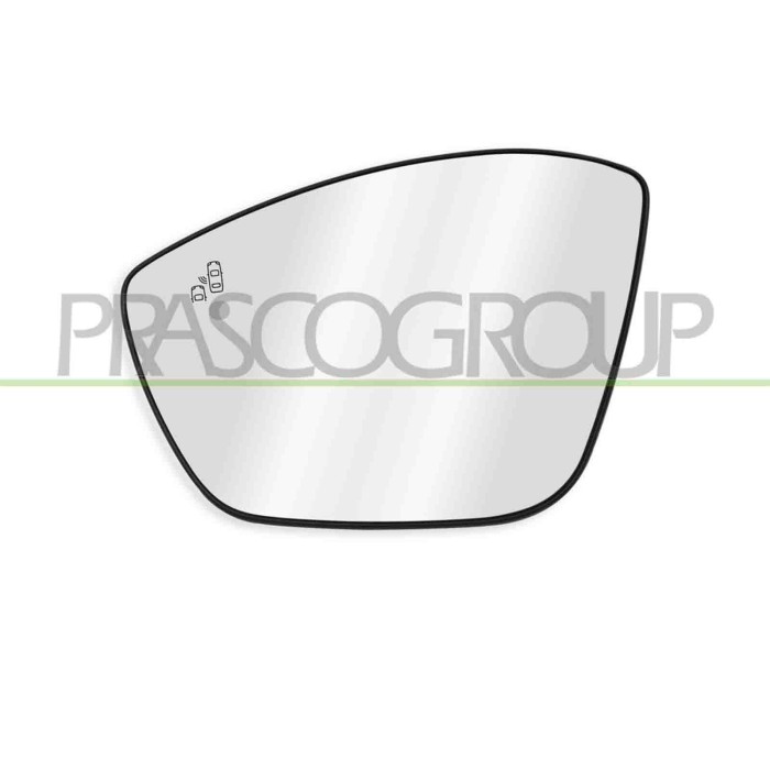 SX_SCRITTA_LOGO.jpg Piastra Specchio Sinistra Termica Con Blis Convessa Citroen Ds3 Crossback Dal 2019 9835016080