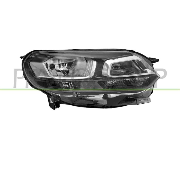 DX_SCRITTA_LOGO.jpg Proiettore Destro H1+H7 Elettrico Con Motore Nero Opel/Vauxhall Zafira Life Dal 2019 9808567680