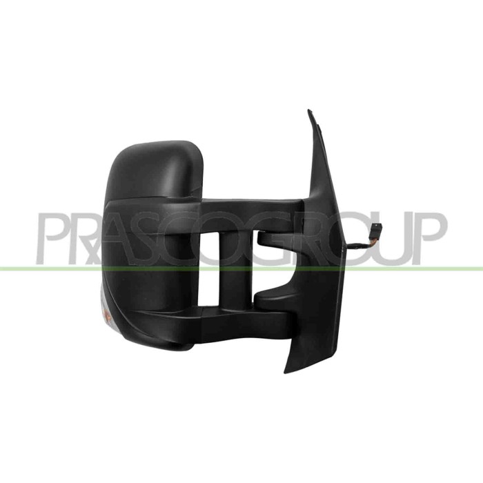 DX_SCRITTA_LOGO.jpg Retrovisore Destro Elettrico Nero Braccio Lungo Opel/Vauxhall Movano Dal 2010 Al 2014 93197492