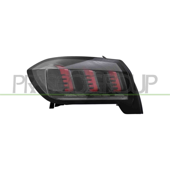 SX_SCRITTA_LOGO.jpg Fanale Posteriore Sinistro Senza Porta Lampada Versione Valeo Peugeot 208 Dal 2019 Al 2023 9823216780