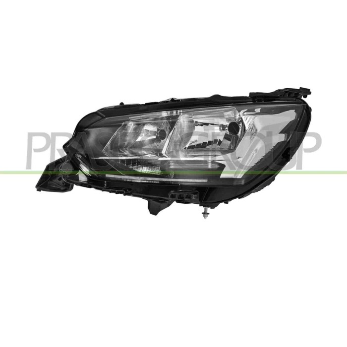 SX_SCRITTA_LOGO.jpg Proiettore Sinistro H9+H18 Elettrico Con Motore Senza Luce Diurna Versione Valeo Peugeot 208 Dal 2019 Al 202