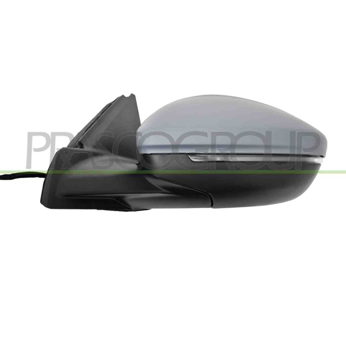 SX_SCRITTA_LOGO.jpg Retrovisore Sinistro Elettrico Primer Termico Chiudibile Con Fanale Convesso 8 Pins Opel/Vauxhall Corsa 2019
