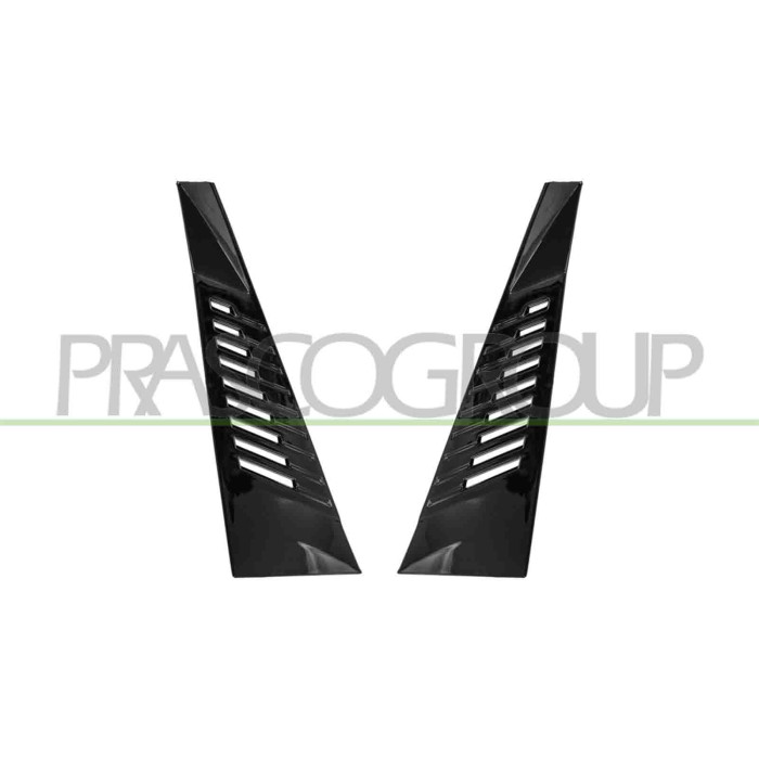 NEUTRO.jpg Kit Griglie Paraurti Anteriore Nere Lucide (Destra+Sinistra) Peugeot 208 Dal 2023 16923312Xy