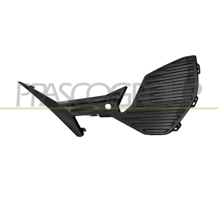 SX_SCRITTA_LOGO.jpg Griglia Sinistra Paraurti Anteriore Nera Lucida Con Foro Pdc Peugeot 308 (T9) Dal 2021 168197179V